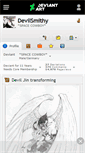 Mobile Screenshot of devilsmithy.deviantart.com