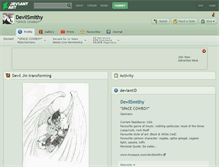 Tablet Screenshot of devilsmithy.deviantart.com