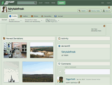 Tablet Screenshot of fairytalefreak.deviantart.com