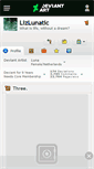 Mobile Screenshot of lizlunatic.deviantart.com