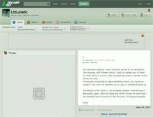 Tablet Screenshot of lizlunatic.deviantart.com