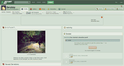 Desktop Screenshot of devyizzy.deviantart.com