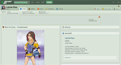 Desktop Screenshot of lenne-fans.deviantart.com