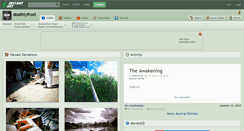 Desktop Screenshot of deathlyfrost.deviantart.com