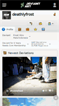 Mobile Screenshot of deathlyfrost.deviantart.com