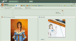 Desktop Screenshot of ciae13.deviantart.com
