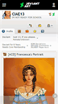 Mobile Screenshot of ciae13.deviantart.com