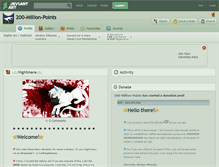 Tablet Screenshot of 200-million-points.deviantart.com