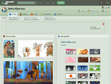 Tablet Screenshot of neko-kiba-kun.deviantart.com