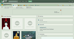 Desktop Screenshot of darkjavier23.deviantart.com