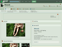 Tablet Screenshot of breeeee.deviantart.com