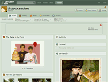 Tablet Screenshot of birdsyoucannotsee.deviantart.com