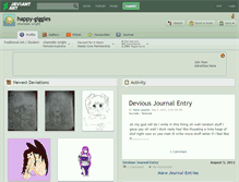 Tablet Screenshot of happy-giggles.deviantart.com