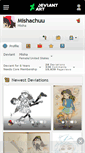 Mobile Screenshot of mishachuu.deviantart.com