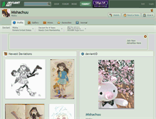 Tablet Screenshot of mishachuu.deviantart.com