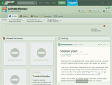 Tablet Screenshot of animatedfantasy.deviantart.com