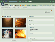 Tablet Screenshot of bblade.deviantart.com