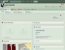 Tablet Screenshot of fancypanties.deviantart.com
