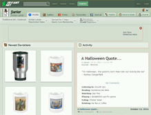 Tablet Screenshot of jlanier.deviantart.com