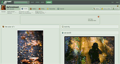 Desktop Screenshot of darknesbeast.deviantart.com