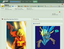 Tablet Screenshot of katros.deviantart.com