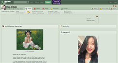 Desktop Screenshot of mini-artiste.deviantart.com