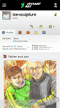 Mobile Screenshot of ice-sculpture.deviantart.com