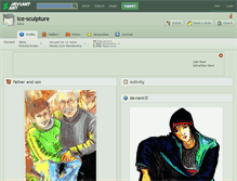 Tablet Screenshot of ice-sculpture.deviantart.com