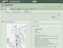 Tablet Screenshot of iceisnice286.deviantart.com
