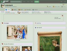 Tablet Screenshot of linkinspirit.deviantart.com