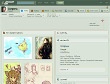Tablet Screenshot of gorgona.deviantart.com