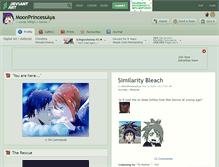 Tablet Screenshot of moonprincessaya.deviantart.com