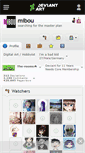 Mobile Screenshot of mibou.deviantart.com