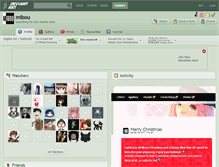 Tablet Screenshot of mibou.deviantart.com