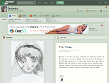 Tablet Screenshot of 0n1m4ru.deviantart.com