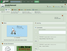 Tablet Screenshot of jenakinramsobi.deviantart.com