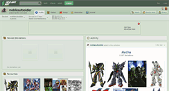 Desktop Screenshot of mobilesuitsoldier.deviantart.com