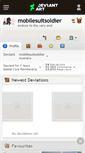 Mobile Screenshot of mobilesuitsoldier.deviantart.com