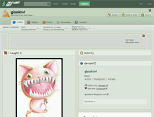 Tablet Screenshot of glasskiwi.deviantart.com