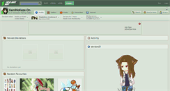 Desktop Screenshot of kaminokaze-on.deviantart.com
