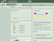 Tablet Screenshot of daring-do-club.deviantart.com