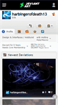 Mobile Screenshot of harbingerofdeath13.deviantart.com