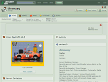 Tablet Screenshot of dtmsnoopy.deviantart.com