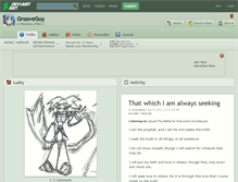 Tablet Screenshot of grooveguy.deviantart.com