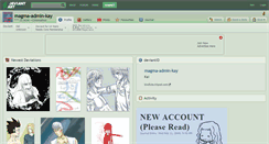 Desktop Screenshot of magma-admin-kay.deviantart.com