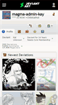 Mobile Screenshot of magma-admin-kay.deviantart.com