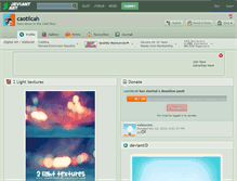 Tablet Screenshot of caotiicah.deviantart.com