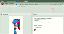 Desktop Screenshot of pearltehawesomehog.deviantart.com