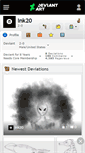 Mobile Screenshot of ink20.deviantart.com