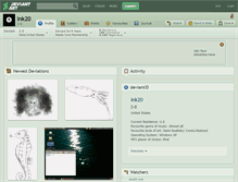 Tablet Screenshot of ink20.deviantart.com